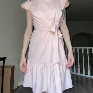 Pink flirty dress